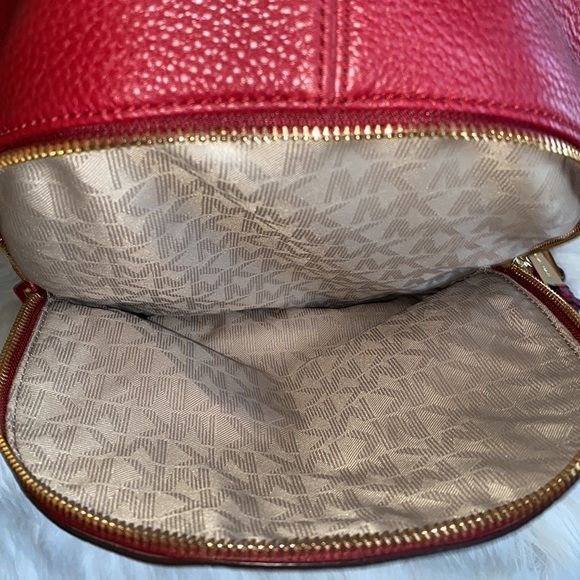 Michael Kors RHEA ZIP Pyramid Studded Backpack - Picture 3 of 6